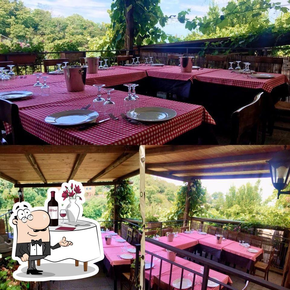 Sala da pranzo dell'Osteria Sammartinese Da Saverio