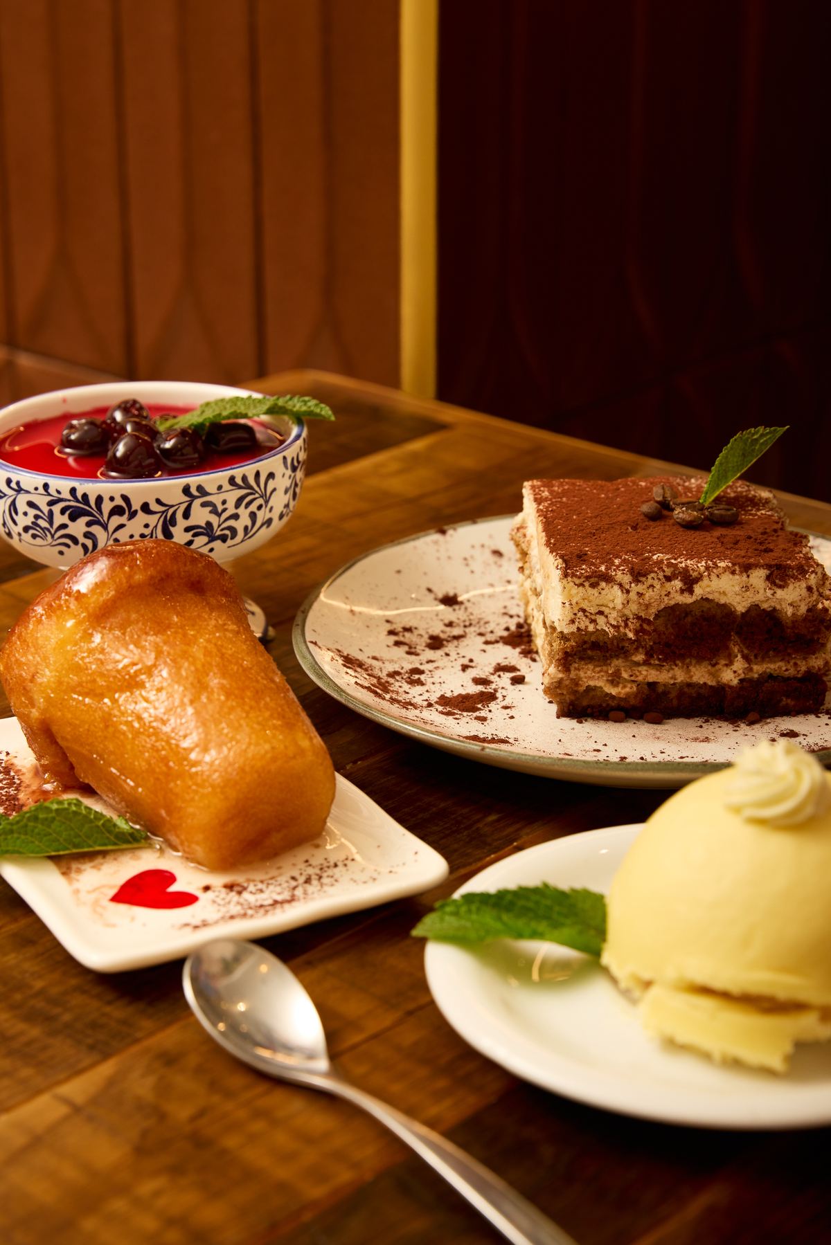 Dulces italianos caseros de la Osteria degli Amici