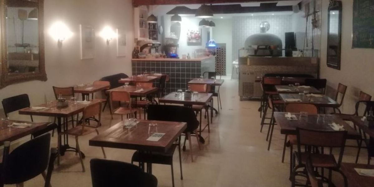 Sala accogliente della Pizzeria d'Alexis a Toulouse
