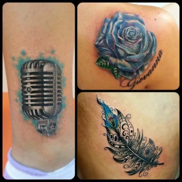 Fabio Ingrassia al lavoro presso L'Arte del Tattoo a Marsala