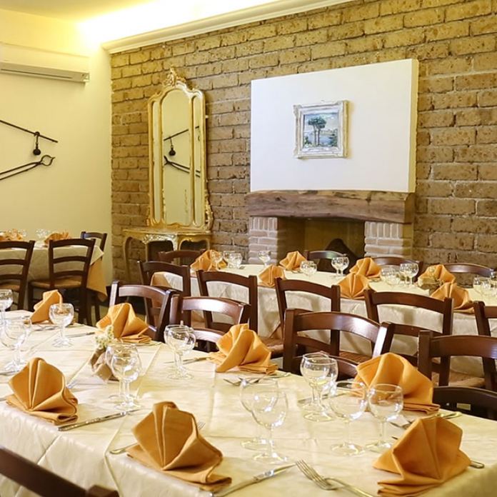 Spazi esterni dell'Agriturismo Bosco Farneto