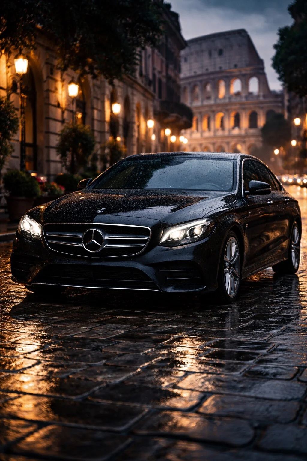 Vettura Mercedes-Benz della flotta Automotive Luxury Rome