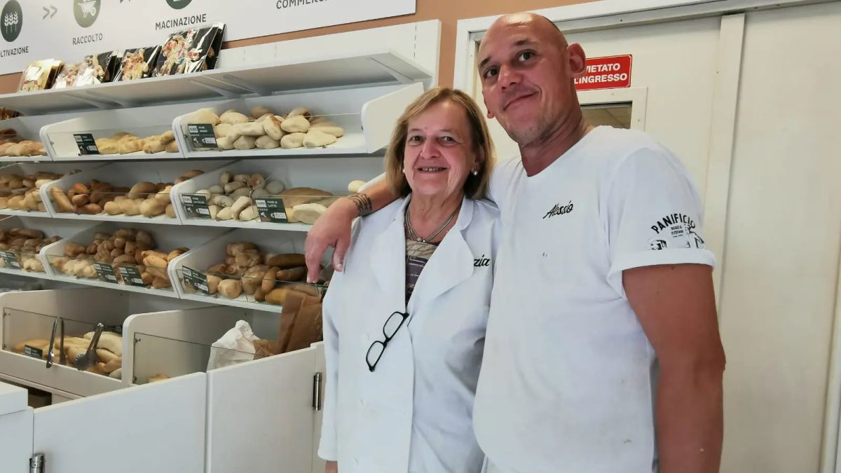 Esterno del Panificio Buso&Stefani in via Pasqualigo