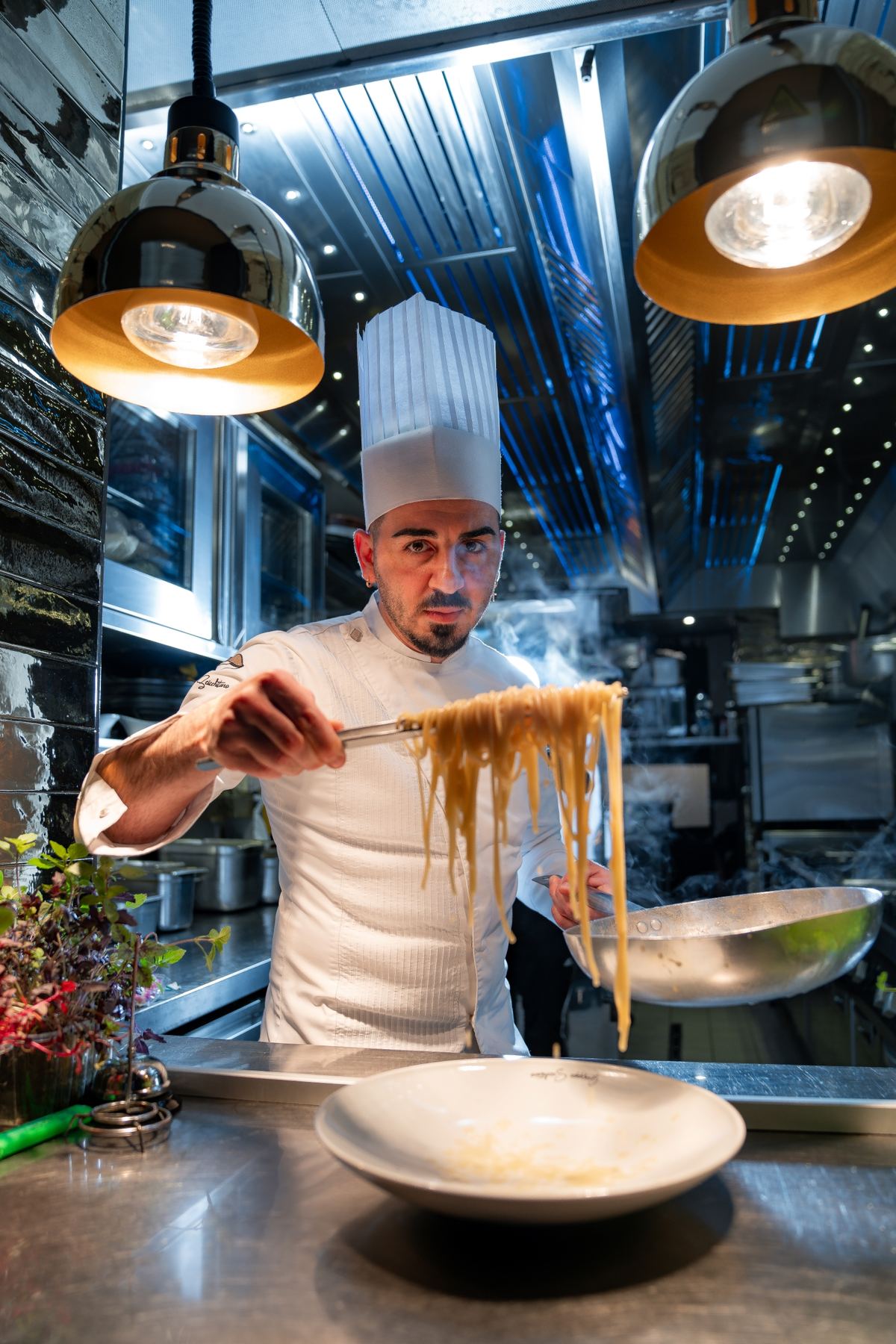 Primo piatto di mare servito al ristorante Scicchitano Napoli