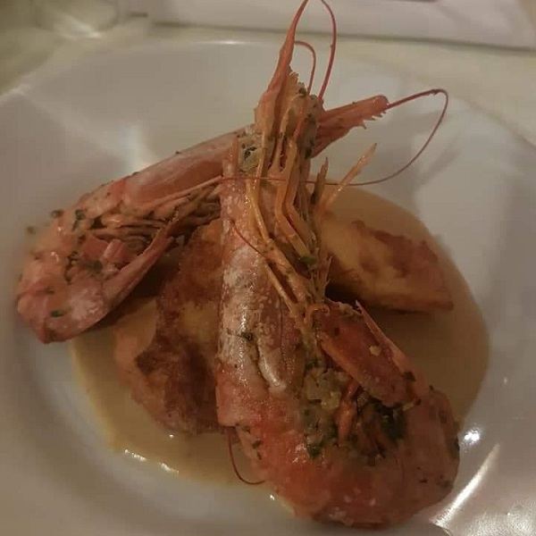 Gamberoni alla Trattoria Da Beppe