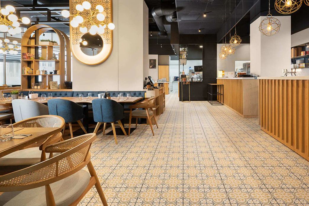Interno di Leo's Pizza Trattoria a Sofia