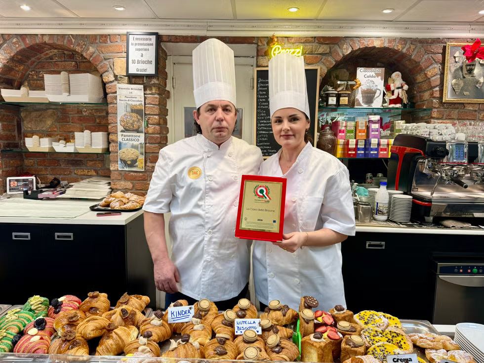 Francesk e Brunilda, titolari de La Casa della Brioche