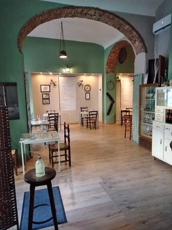 Interno dell'Antica Osteria dei Camalli a La Spezia