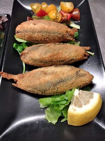 Acciughe ripiene, specialità dell'Antica Osteria dei Camalli