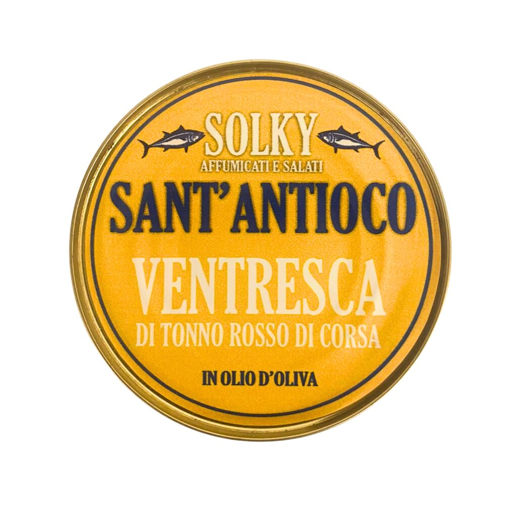 Ventresca di tonno rosso in olio d'oliva SOLKY AFFUMICATI E SALATI