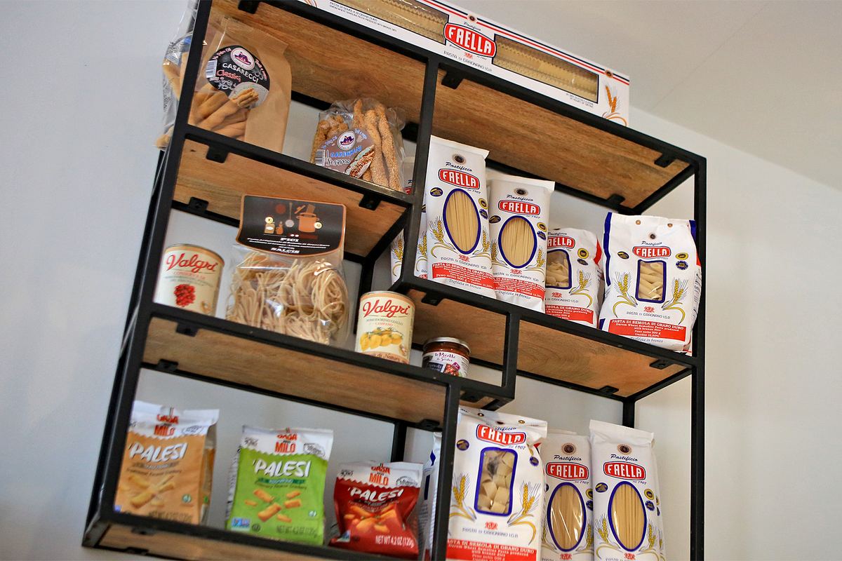 Delicatessen italiane disponibili da Osteria d'oro
