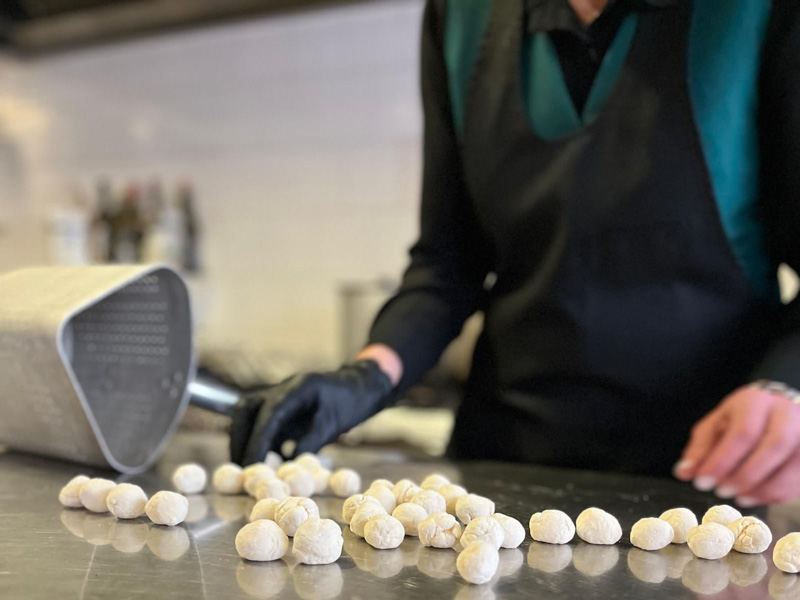 Homemade gnocchi at Ristorante Tre Fonti