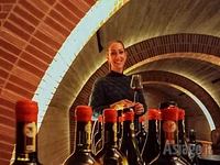 The wine cellar at Ristorante Tre Fonti