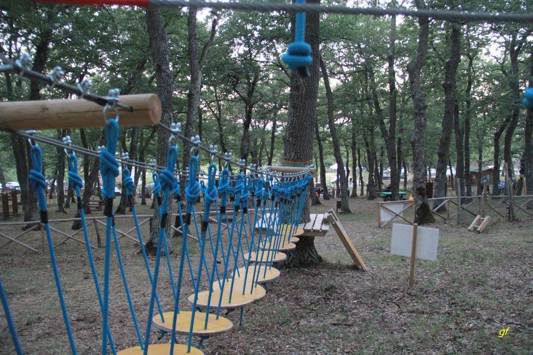 Percorsi acrobatici sospesi al Parco Avventura Albano di Lucania