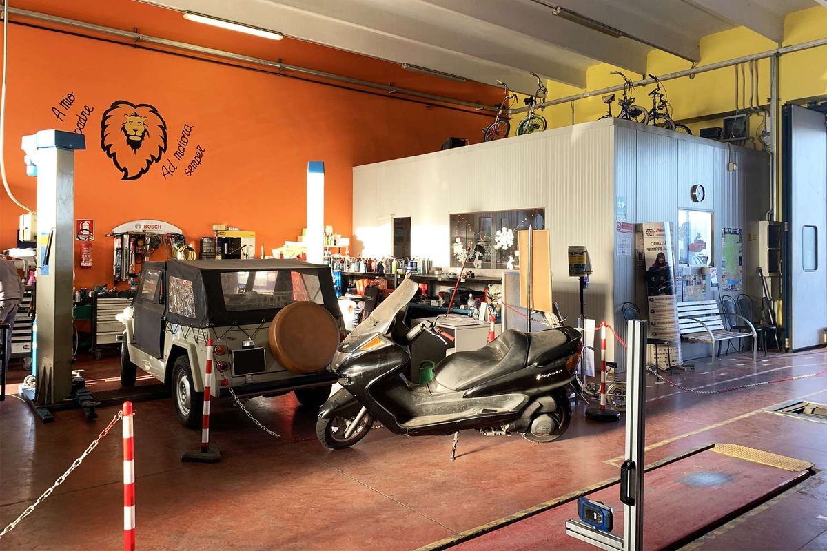 L'officina meccanica VUESSE REVISIONI a Montesilvano