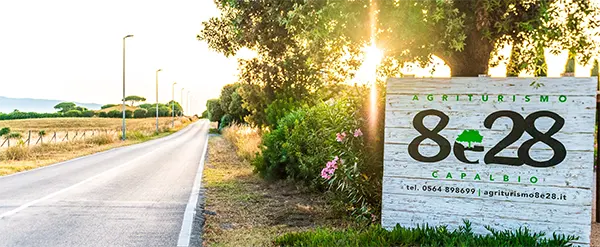 Spazi esterni dell'Agriturismo 8e28