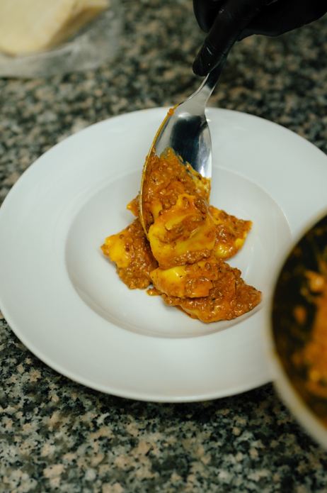 Piatti tipici della cucina emiliana all'Osteria del Tortellino