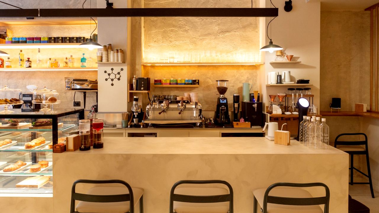 Interno della caffetteria e pasticceria Bap