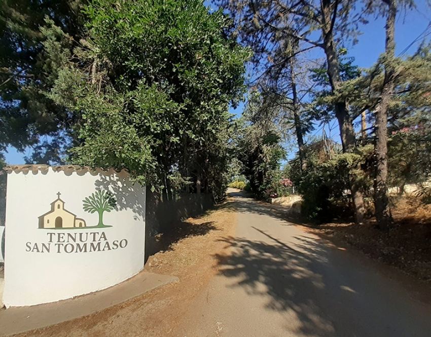 La Tenuta San Tommaso immersa nel paesaggio agreste di Pisticci