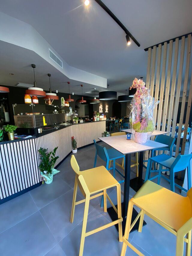 Interno del ristorante Anema e Core a Garda