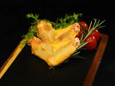 Frischfleischtheke der Macelleria Selvarossa in Ortona