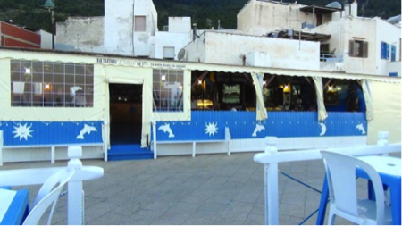 Vista panoramica sul mare dalla Trattoria Il Veliero