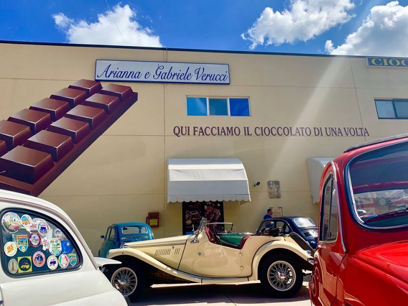 Interno del punto vendita Cioccolateria Vetusta Nursia