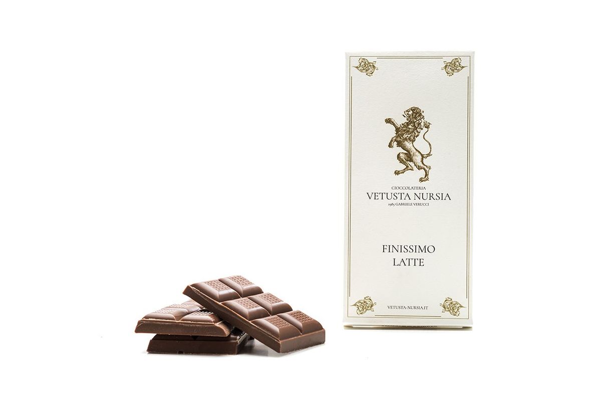 Cioccolato al latte Vetusta Nursia produzione artigianale
