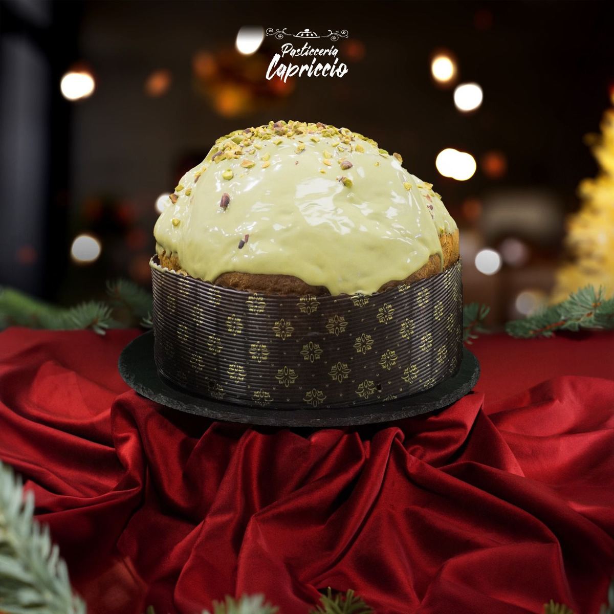Panettone a lievitazione naturale della Pasticceria Capriccio