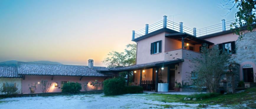 Vista della struttura dell'Agriturismo San Lorenzo