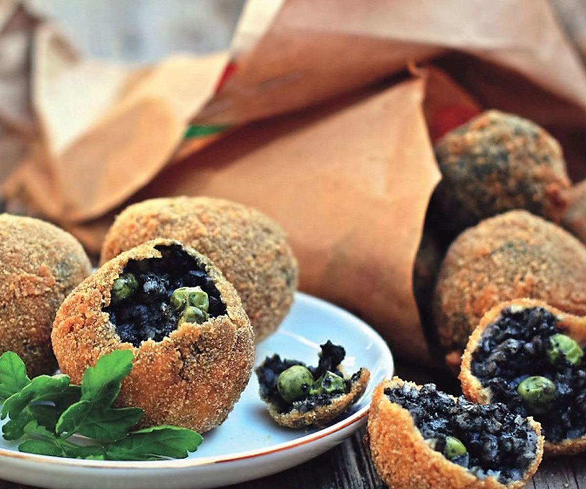 Arancina gourmet di Nino U' Ballerino