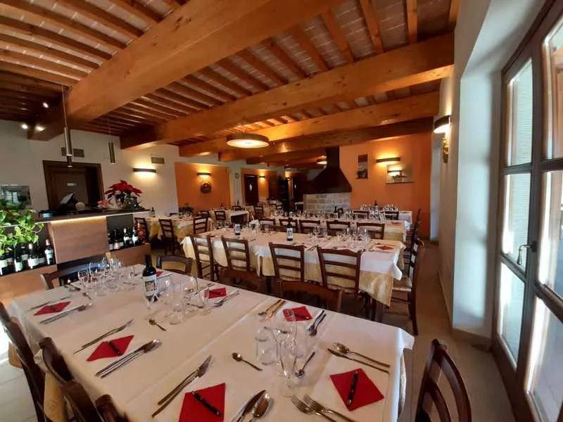 Sala interna del Ristorante Il Casolare