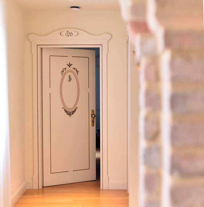 Camera con arredamento d'epoca al Palazzo Riccucci Resort
