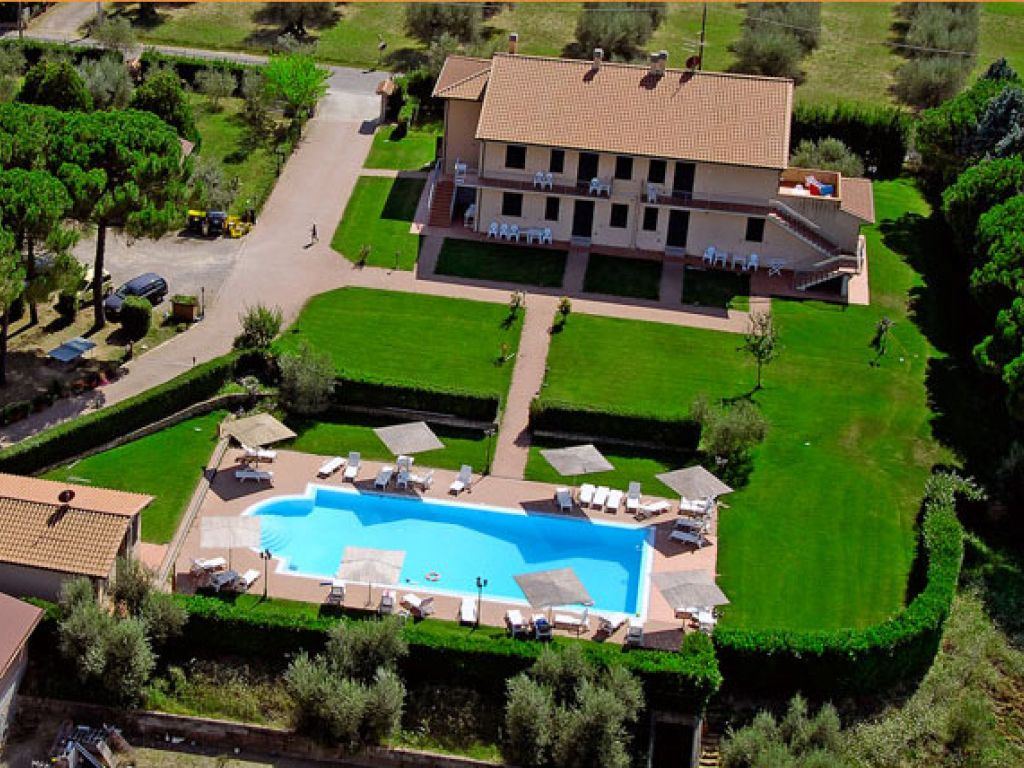 Vista dell'Agriturismo Poggio Bellavista a Castiglione del Lago