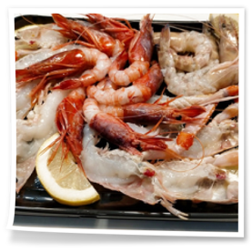 Preparazioni di pesce crudo presso L'Angolo Del Pesce