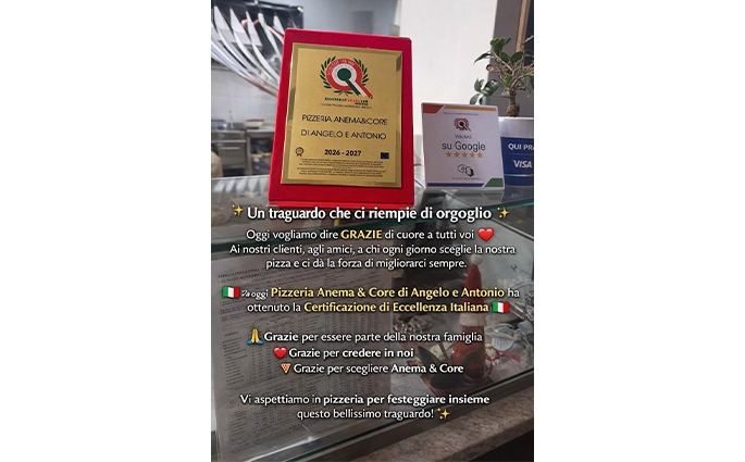 PIZZERIA ANEMA&CORE DI ANGELO E ANTONIO