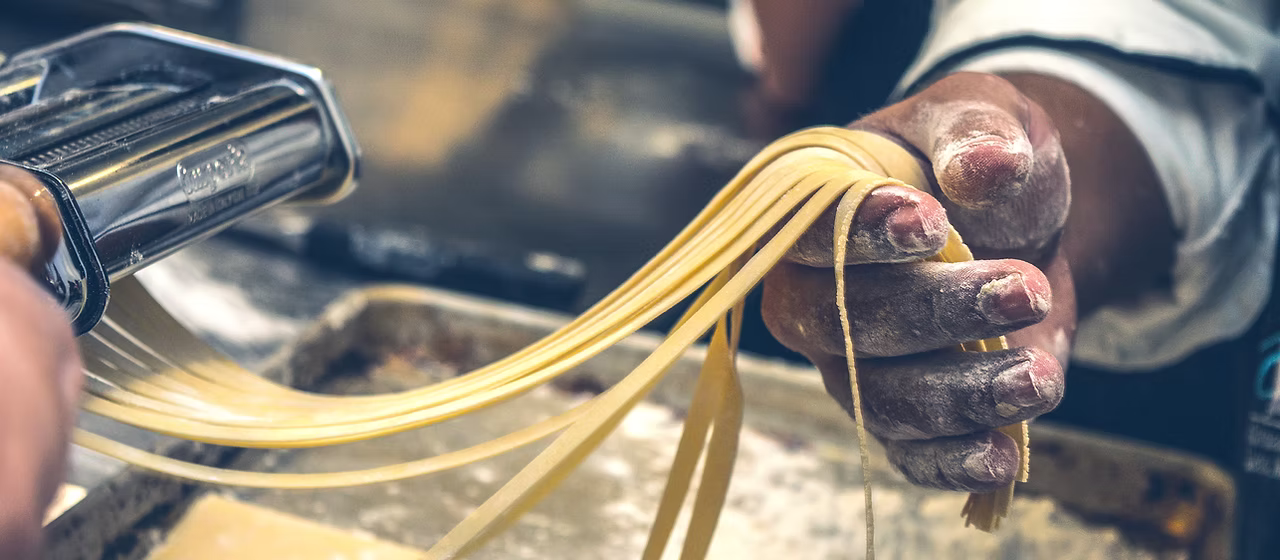 Ambiente accogliente della trattoria La Cucina Italiana di Franco e Gemma
