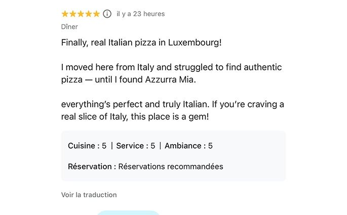 AZZURRA MIA - Chef Anthony Foti