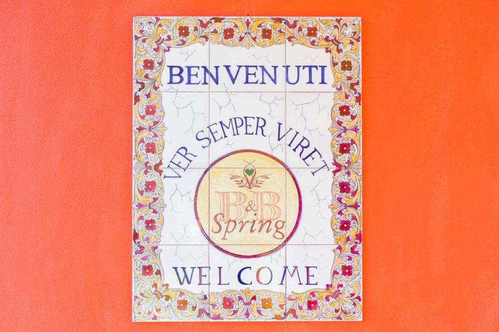 Esterno della struttura B & B SPRING