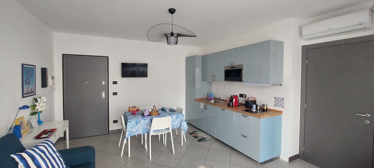 Appartamento Sky Blue con living room