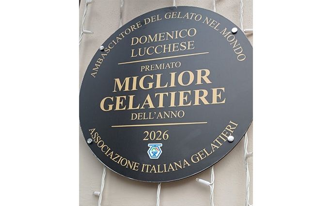''Gelateria Lucchese'' Miglior Gelatiere Anno 2026 Domenico Lucchese