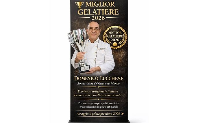 ''Gelateria Lucchese'' Miglior Gelatiere Anno 2026 Domenico Lucchese