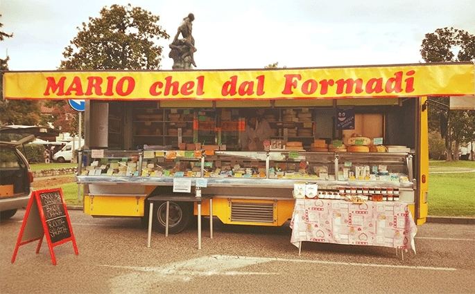 ''MARIO CHEL DAL FORMADI'' DI BERTOSSI LUCIA - Cassacco - Ambulante di Formaggi e Latticini