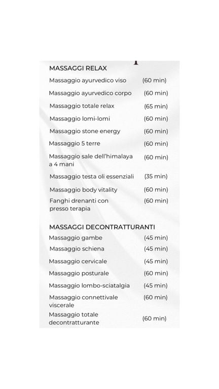 Trattamenti corpo