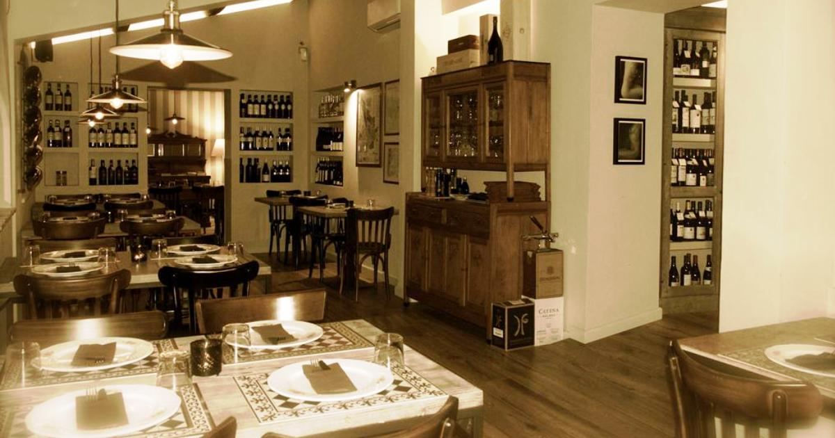 Vista esterna dell'Osteria il Sagrantino a Montefalco
